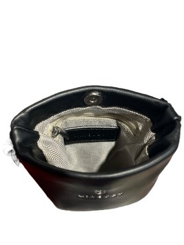 MIA & JOY MJ2055 - POLYURÉTHANE - NOIR pochette téléphone Sacs à mains