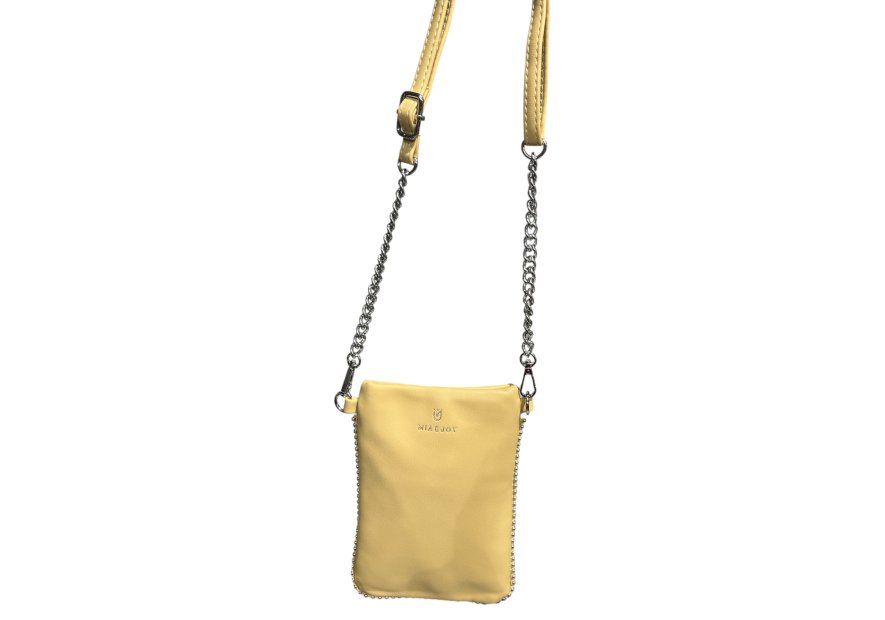 MIA & JOY MJ2055 - POLYURÉTHANE - BEIGE pochette téléphone Sacs à mains
