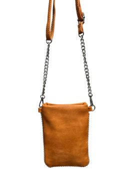 MIA & JOY MJ2055 - POLYURÉTHANE - CAMEL pochette téléphone Sacs à mains