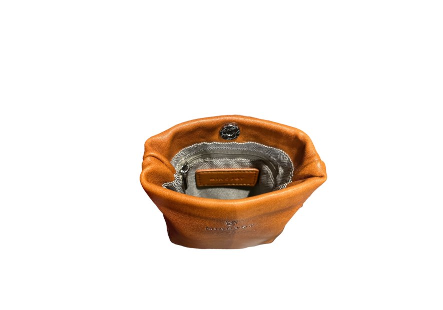 MIA & JOY MJ2055 - POLYURÉTHANE - CAMEL pochette téléphone Sacs à mains