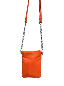 MIA & JOY MJ2055 - POLYURÉTHANE - ORANGE pochette téléphone Sacs à mains