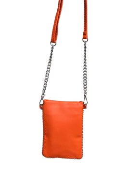 MIA & JOY MJ2055 - POLYURÉTHANE - ORANGE pochette téléphone Sacs à mains