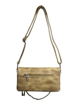 MIA & JOY MJ2057 - POLYURÉTHANE - KAKI sac porté épaule synthétique Sacs à mains