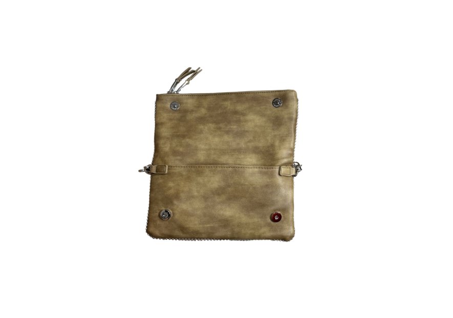 MIA & JOY MJ2057 - POLYURÉTHANE - KAKI sac porté épaule synthétique Sacs à mains