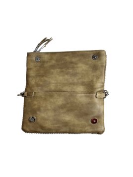 MIA & JOY MJ2057 - POLYURÉTHANE - KAKI sac porté épaule synthétique Sacs à mains