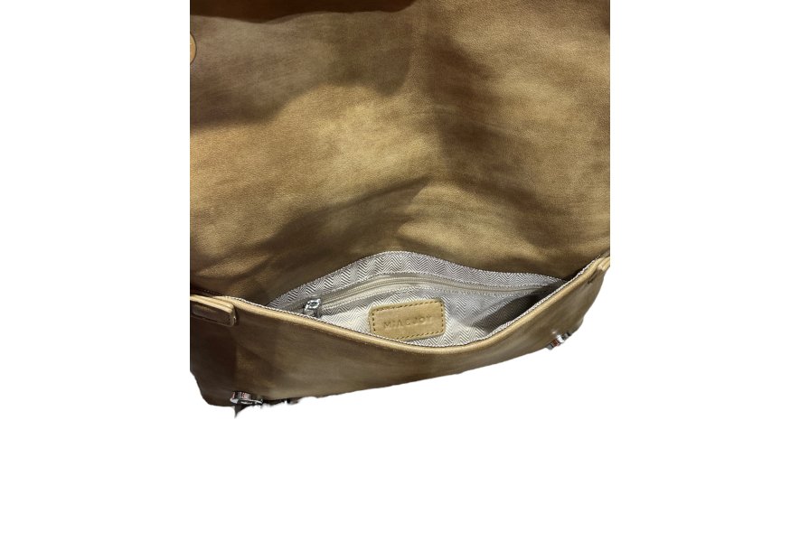 MIA & JOY MJ2057 - POLYURÉTHANE - KAKI sac porté épaule synthétique Sacs à mains
