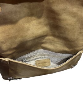 MIA & JOY MJ2057 - POLYURÉTHANE - KAKI sac porté épaule synthétique Sacs à mains