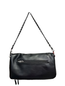 MIA & JOY MJ2057 - POLYURÉTHANE - NOIR sac porté épaule synthétique Sacs à mains