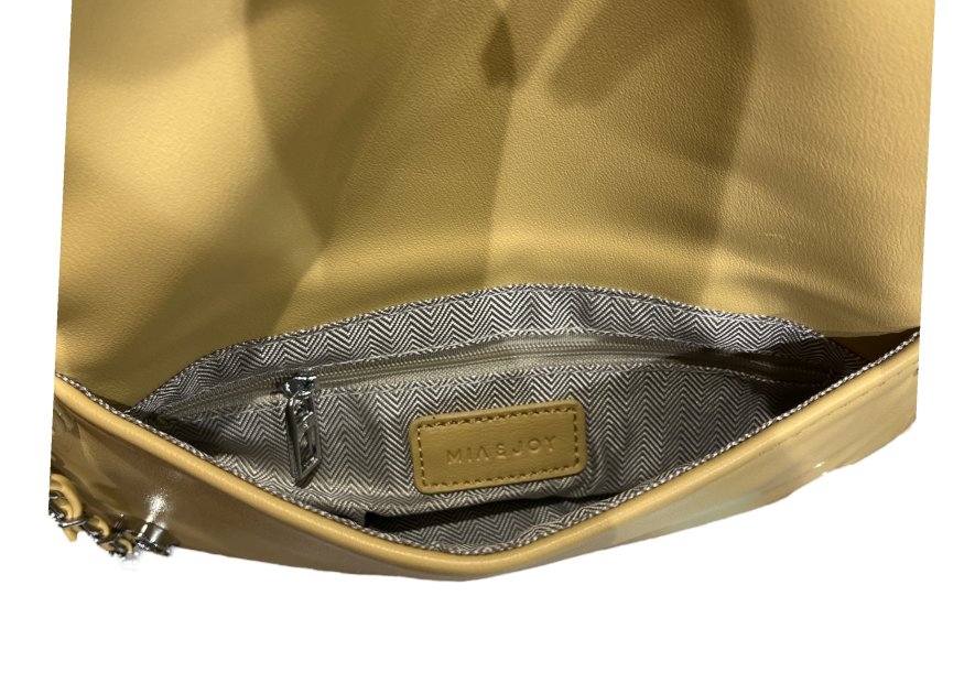 MIA & JOY MJ2057 - POLYURÉTHANE - BEIGE sac porté épaule synthétique Sacs à mains