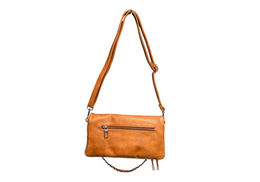 MIA & JOY MJ2057 - POLYURÉTHANE - CAMEL sac porté épaule synthétique Sacs à mains