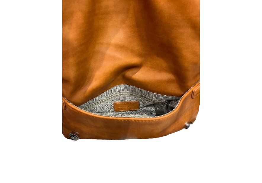 MIA & JOY MJ2057 - POLYURÉTHANE - CAMEL sac porté épaule synthétique Sacs à mains