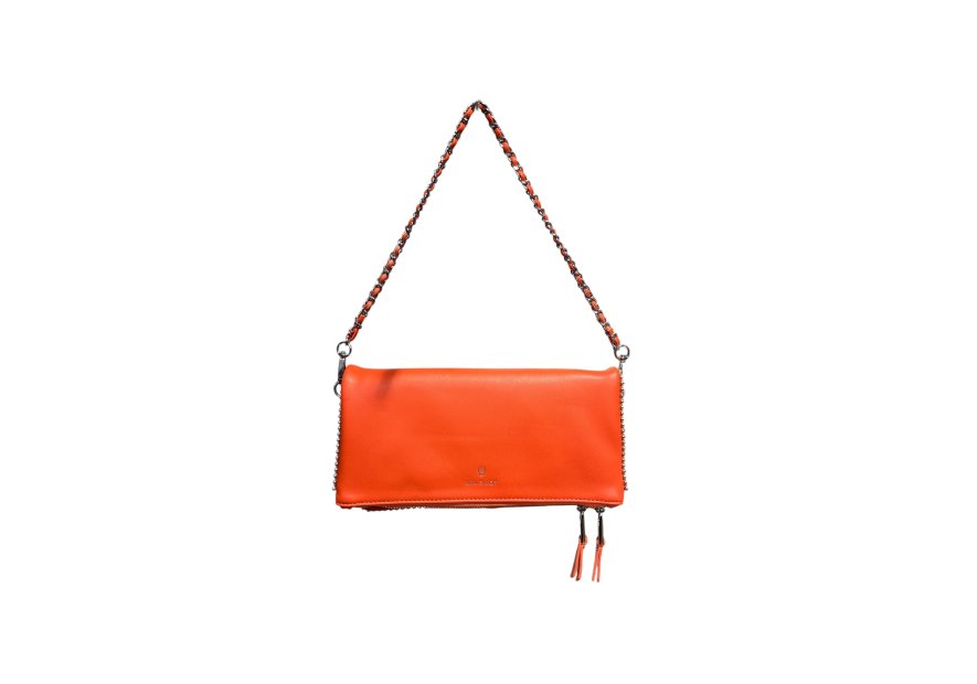 MIA & JOY MJ2057 - POLYURÉTHANE - ORANGE sac porté épaule synthétique Sacs à mains