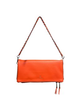 MIA & JOY MJ2057 - POLYURÉTHANE - ORANGE sac porté épaule synthétique Sacs à mains