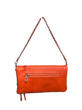 MIA & JOY MJ2057 - POLYURÉTHANE - ORANGE sac porté épaule synthétique Sacs à mains