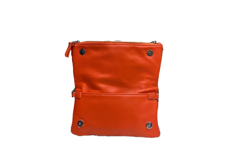 MIA & JOY MJ2057 - POLYURÉTHANE - ORANGE sac porté épaule synthétique Sacs à mains