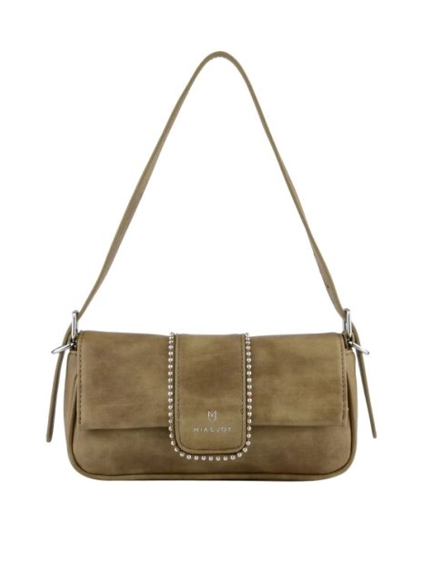 MIA &  JOY MJ2058 - POLYURÉTHANE - KAKI sac porté épaule à rabat sacs-a-mains