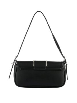 MIA & JOY MJ2058 - POLYURÉTHANE - NOIR sac porté épaule à rabat Sacs à mains