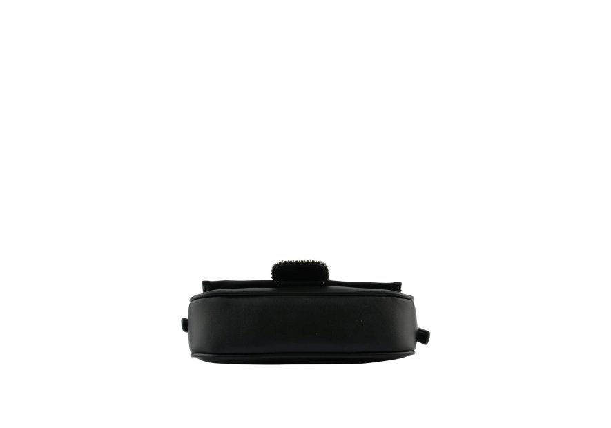 MIA & JOY MJ2058 - POLYURÉTHANE - NOIR sac porté épaule à rabat Sacs à mains