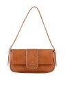 MIA &  JOY MJ2058 - POLYURÉTHANE - CAMEL sac porté épaule à rabat sacs-a-mains