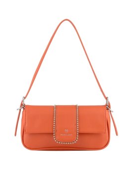 MIA & JOY MJ2058 - POLYURÉTHANE - ORANGE sac porté épaule à rabat Sacs à mains