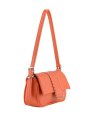 MIA &  JOY MJ2058 - POLYURÉTHANE - ORANGE sac porté épaule à rabat sacs-a-mains