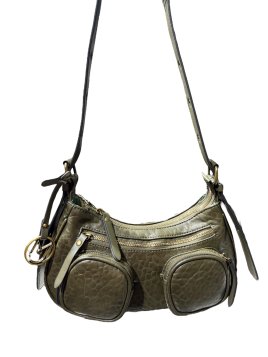 MIA & JOY MJ2081 - POLYURÉTHANE - KAKI sac porté travers Sacs à mains