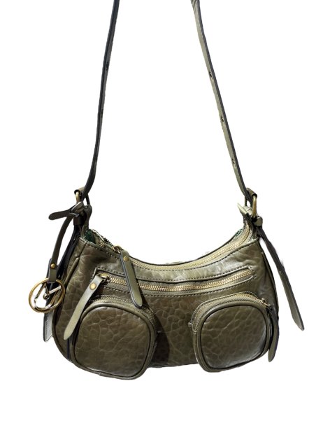 MIA & JOY MJ2081 - POLYURÉTHANE - KAKI sac porté travers Sacs à mains