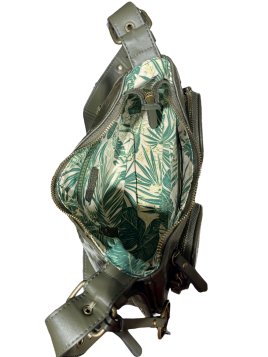 MIA & JOY MJ2081 - POLYURÉTHANE - KAKI sac porté travers Sacs à mains