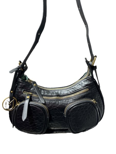 MIA & JOY MJ2081 - POLYURÉTHANE - NOIR sac porté travers Sacs à mains