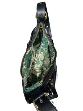 MIA & JOY MJ2081 - POLYURÉTHANE - NOIR sac porté travers Sacs à mains