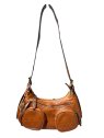 MIA &  JOY MJ2081 - POLYURÉTHANE - CAMEL sac porté travers sacs-a-mains