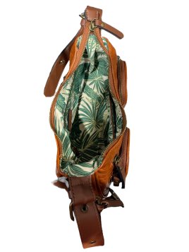 MIA & JOY MJ2081 - POLYURÉTHANE - CAMEL sac porté travers Sacs à mains