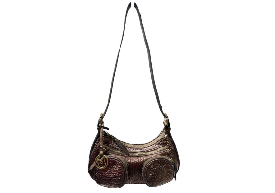 MIA & JOY MJ2081 - POLYURÉTHANE - MARRON sac porté travers Sacs à mains