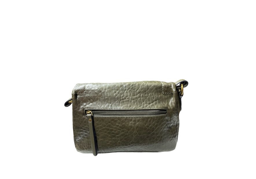 MIA & JOY MJ2082 - POLYURÉTHANE - KAKI sac porté travers à rabat Sacs à mains