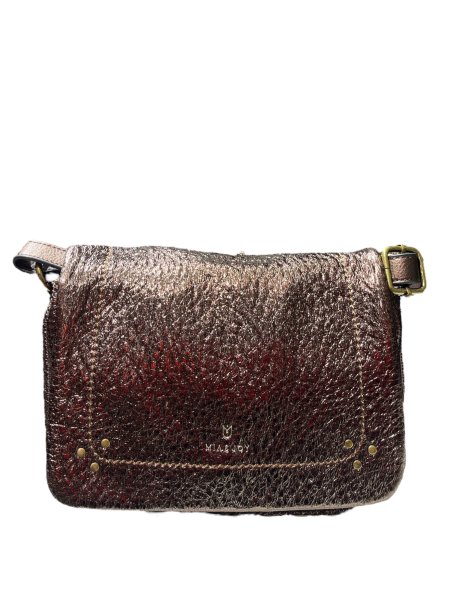 MIA & JOY MJ2082 - POLYURÉTHANE - MARRON sac porté travers à rabat Sacs à mains