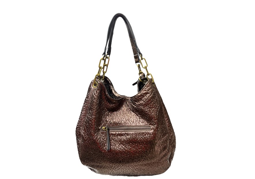 MIA & JOY MJ2083 - POLYURÉTHANE - MARRON sac porté épaule shopping