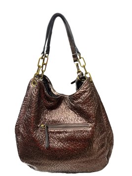 MIA & JOY MJ2083 - POLYURÉTHANE - MARRON sac porté épaule shopping