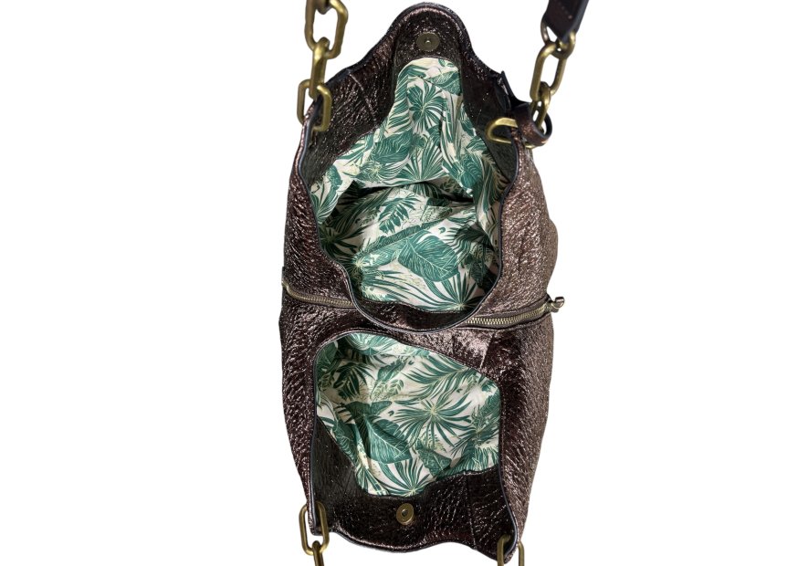 MIA & JOY MJ2083 - POLYURÉTHANE - MARRON sac porté épaule shopping