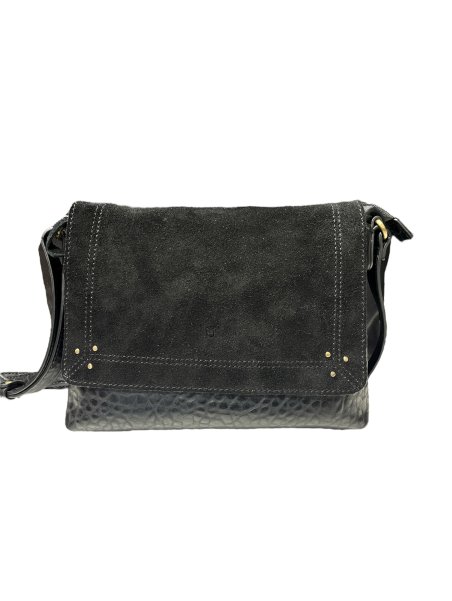 MIA & JOY MJ2153 - CUIR/ TEP - NOIR bsesace à rabat Sacs à mains