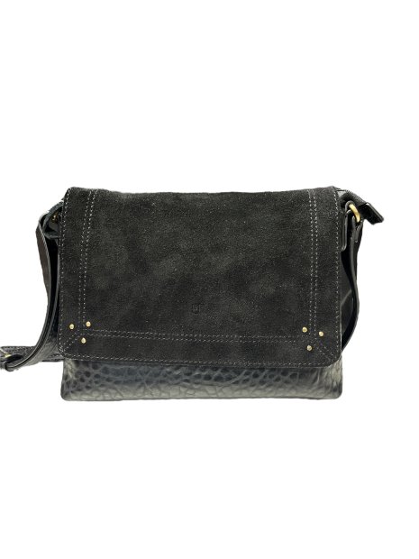 MIA &  JOY MJ2153 - CUIR/ TEP - NOIR bsesace à rabat sacs-a-mains