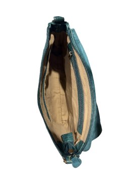 MIA & JOY MJ2153 - CUIR/ TEP - FORÊT bsesace à rabat Sacs à mains