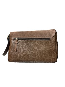 MIA & JOY MJ2155 - CUIR/ TEP - MARRON sac rabat gibecière betsy Sacs à mains