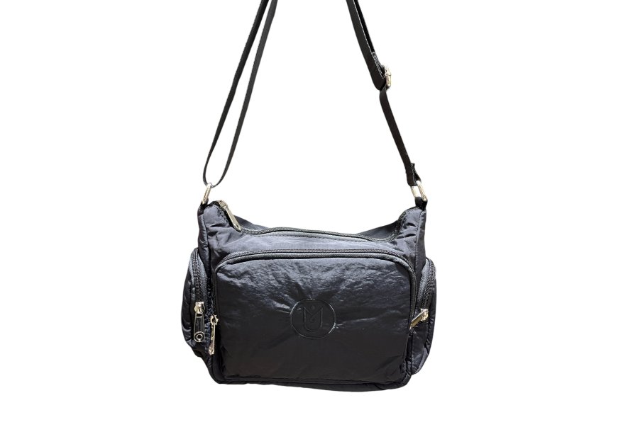 MIA & JOY MJ2102 - NYLON - NOIR sac porté travers mia Sacs à mains