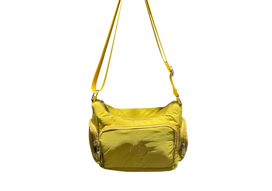 MIA & JOY MJ2102 - NYLON - JAUNE sac porté travers mia Sacs à mains