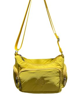 MIA & JOY MJ2102 - NYLON - JAUNE sac porté travers mia Sacs à mains