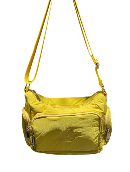 MIA & JOY MJ2102 - NYLON - JAUNE sac porté travers mia Sacs à mains
