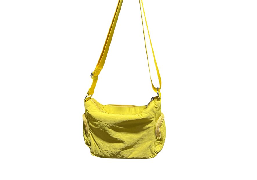 MIA & JOY MJ2102 - NYLON - JAUNE sac porté travers mia Sacs à mains