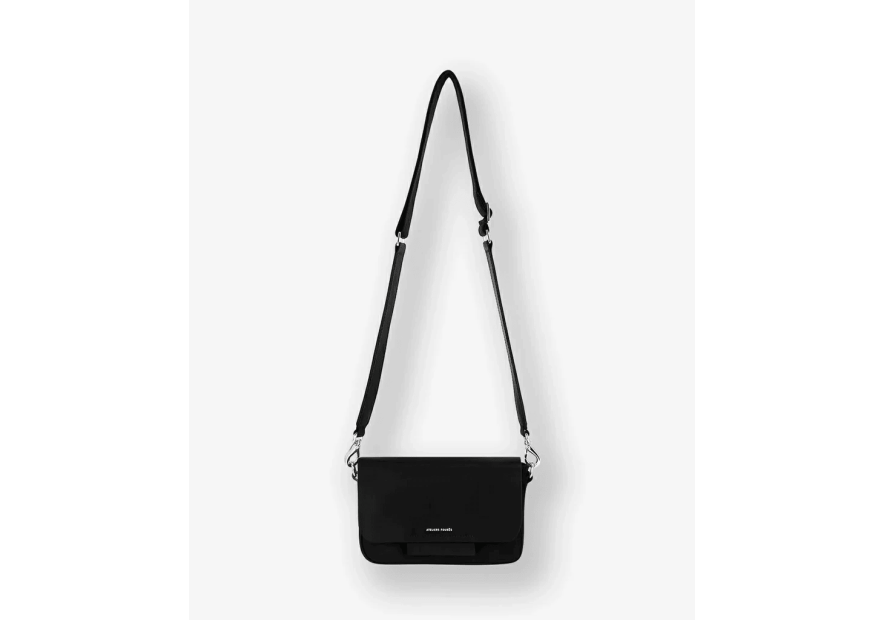 Les Ateliers Foures H150 - CUIR DE VACHETTE - NOIR calista trotteur rabat m Sacs à mains