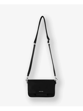 Les Ateliers Foures H150 - CUIR DE VACHETTE - NOIR calista trotteur rabat m Sacs à mains