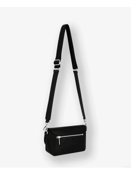 Les Ateliers Foures H150 - CUIR DE VACHETTE - NOIR calista trotteur rabat m Sacs à mains